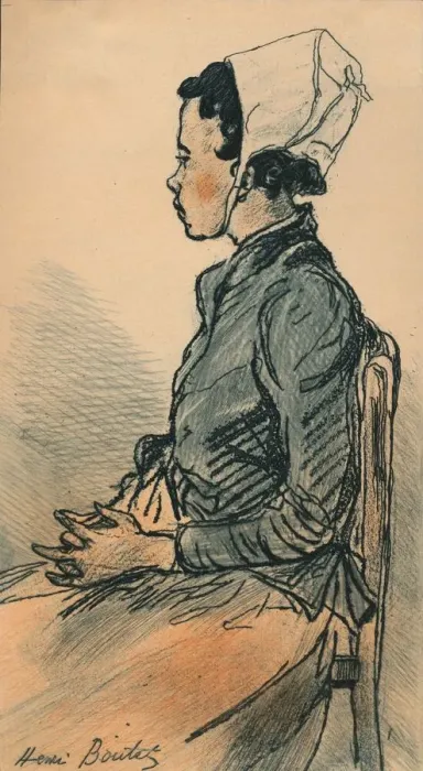 Framed Print : Cancalaise, c1871-1906, (1906-7). Artist: Henri Boutet Framed Print : Cancalaise, c1871-1906, (1906-7). Artist: Henri Boutet