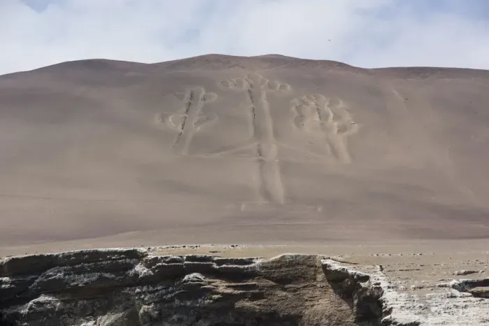 Framed Print : Candelabra, Paracas, Peru, 2015. Creator: Luis Rosendo Framed Print : Candelabra, Paracas, Peru, 2015. Creator: Luis Rosendo