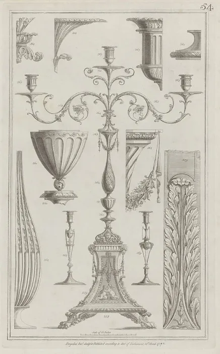 Framed Print : Candelabra, Vessels and Ornament, nos. 358-369 ('Designs for Various Ornaments, ... March 20, 1792. Creator: Michelangelo Pergolesi. Candelabra, Vessels and Ornament, nos. 358-369 ('Designs for Various Ornaments, ... March 20, 1792) Framed Print : Candelabra, Vessels and Ornament, nos. 358-369 ('Designs for Various Ornaments, ... March 20, 1792. Creator: Michelangelo Pergolesi. Candelabra, Vessels and Ornament, nos. 358-369 ('Designs for Various Ornaments, ... March 20, 1792)
