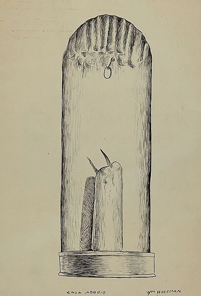 Candle Holder, 1935 / 1942. Creator: William Hoffman