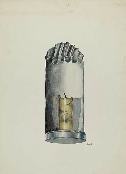Candle Holder, 1936. Creator: Irene M. Burge