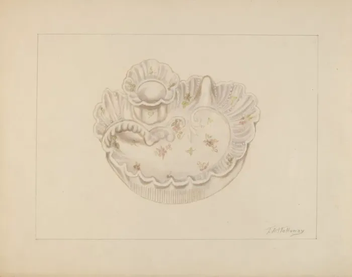 Framed Print : Candle Holder, c. 1937. Creator: Thomas Holloway Framed Print : Candle Holder, c. 1937. Creator: Thomas Holloway