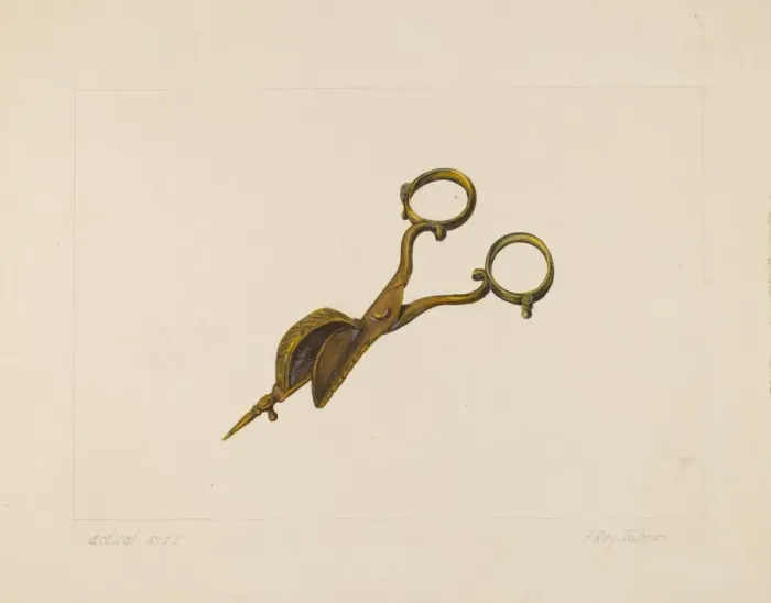 Framed Print : Candle Snuffer, 1935 / 1942. Creator: A. R. Tolman Framed Print : Candle Snuffer, 1935 / 1942. Creator: A. R. Tolman