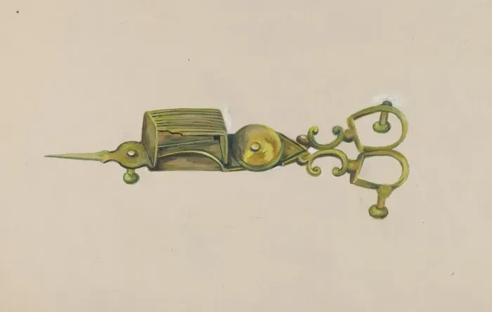 Framed Print : Candle Snuffer, 1935 / 1942. Creator: Florence Stevenson Framed Print : Candle Snuffer, 1935 / 1942. Creator: Florence Stevenson