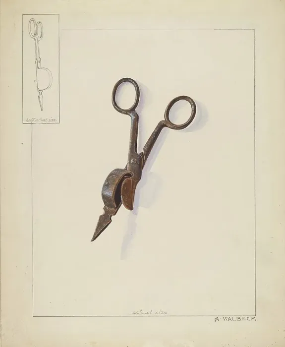 Framed Print : Candle Snuffer, c. 1936. Creator: Alfred Walbeck Framed Print : Candle Snuffer, c. 1936. Creator: Alfred Walbeck