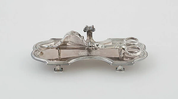 Candle Snuffer with Tray, France, 1751. Creator: Joachim Martin