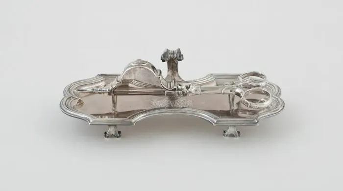 Framed Print : Candle Snuffer with Tray, France, 1751. Creator: Joachim Martin Framed Print : Candle Snuffer with Tray, France, 1751. Creator: Joachim Martin