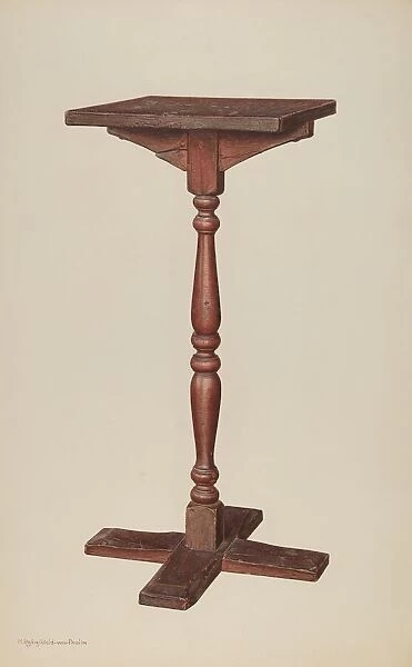 Candle Stand, c. 1940. Creator: M. Rosenshield-von-Paulin