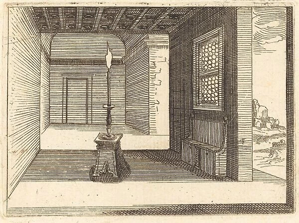 Candle Stick, 1628. Creator: Jacques Callot