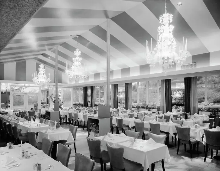Framed Print : Candlelight Restaurant, Central Ave. Yonkers, New York, 1954. Creator: Gottscho-Schleisner, Inc Framed Print : Candlelight Restaurant, Central Ave. Yonkers, New York, 1954. Creator: Gottscho-Schleisner, Inc