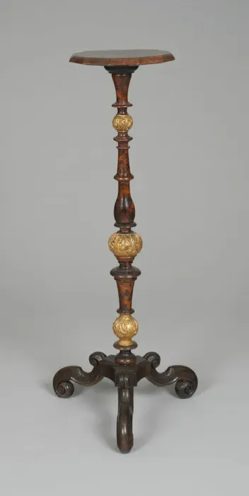 Framed Print : Candlestand, London, 1680 / 90. Creator: Unknown Framed Print : Candlestand, London, 1680 / 90. Creator: Unknown