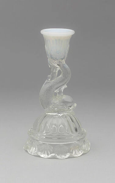 Candlestick, 1850 / 70. Creator: Boston and Sandwich Glass Company