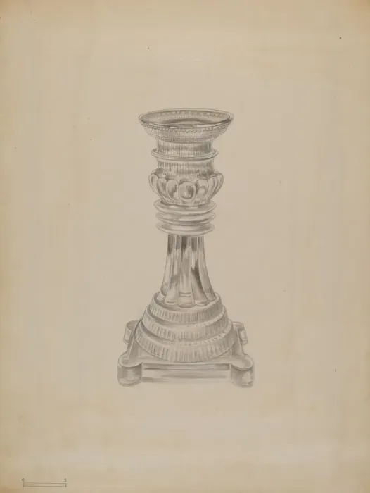 Framed Print : Candlestick, 1935 / 1942. Creator: Gertrude Lemberg Framed Print : Candlestick, 1935 / 1942. Creator: Gertrude Lemberg