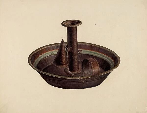 Candlestick, 1935  /  1942. Creator: Mildred Ford