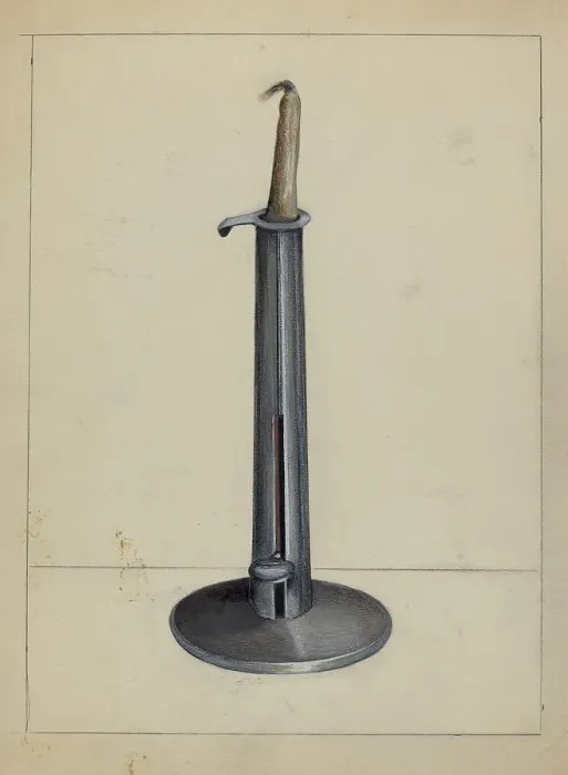 Framed Print : Candlestick, 1936. Creator: Holger Hansen Framed Print : Candlestick, 1936. Creator: Holger Hansen