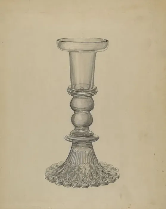 Framed Print : Candlestick, c. 1936. Creator: John Dana Framed Print : Candlestick, c. 1936. Creator: John Dana