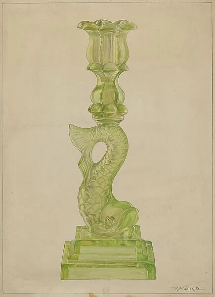 Candlestick, c. 1936. Creator: Ronau William Woiceske