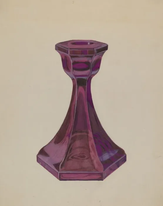 Framed Print : Candlestick, c. 1937. Creator: Dorothy Posten Framed Print : Candlestick, c. 1937. Creator: Dorothy Posten