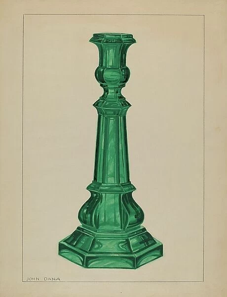 Candlestick, c. 1937. Creator: John Dana