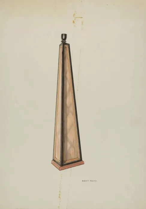 Framed Print : Candlestick (Ecclesiastical), c. 1939. Creator: Albert Pratt Framed Print : Candlestick (Ecclesiastical), c. 1939. Creator: Albert Pratt