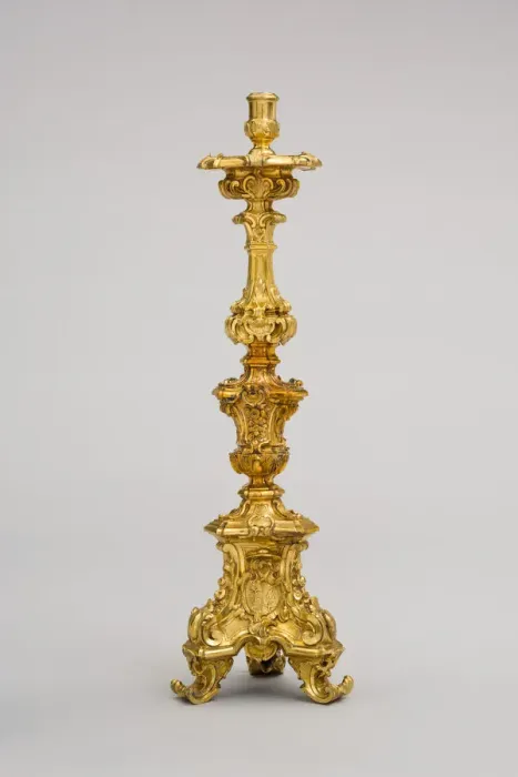 Framed Print : Candlestick, Italy, 1765 / 66. Creator: Leandro Gagliardi Framed Print : Candlestick, Italy, 1765 / 66. Creator: Leandro Gagliardi