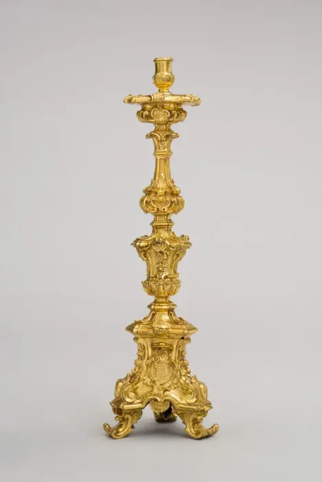 Framed Print : Candlestick, Italy, 1765  /  66. Creator: Leandro Gagliardi