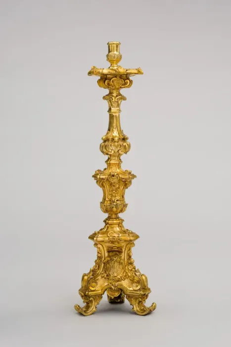 Framed Print : Candlestick, Italy, 1765 / 66. Creator: Leandro Gagliardi Framed Print : Candlestick, Italy, 1765 / 66. Creator: Leandro Gagliardi