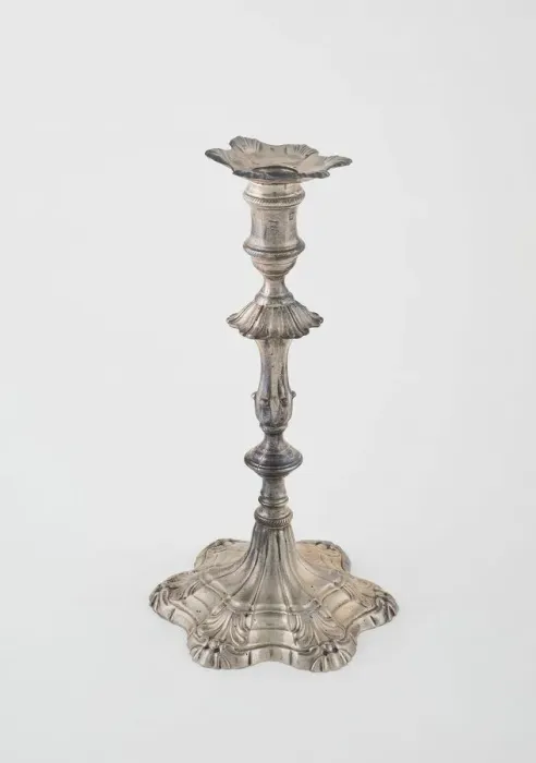 Framed Print : Candlestick, London, 1762  /  63. Creator: Ebenezer Coker