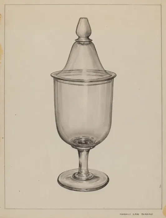 Framed Print : Candy Container, c. 1937. Creator: Francis Law Durand Framed Print : Candy Container, c. 1937. Creator: Francis Law Durand