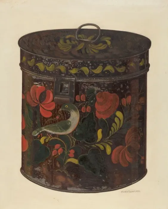 Framed Print : Canister, 1935 / 1942. Creator: Marie Famularo Framed Print : Canister, 1935 / 1942. Creator: Marie Famularo