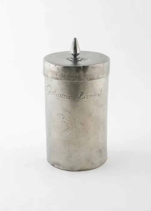Framed Print : Canister for Cinnamon, Tübingen, c. 1774. Creator: Martin Boeckmann Framed Print : Canister for Cinnamon, Tübingen, c. 1774. Creator: Martin Boeckmann