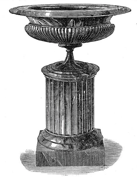 Cannel Coal Vase, 1845. Creator: Unknown