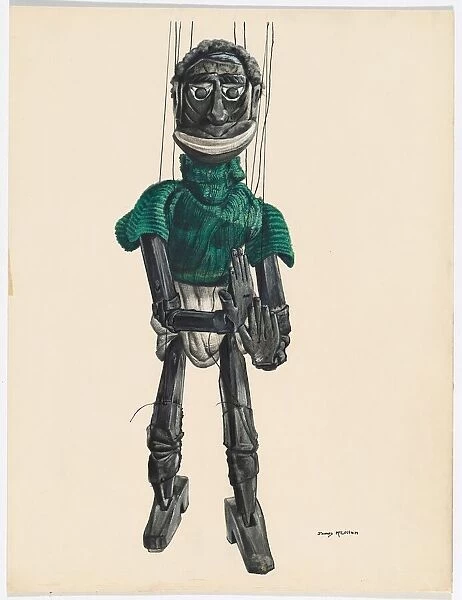 Cannibal Marionette, c. 1937. Creator: James McLellan