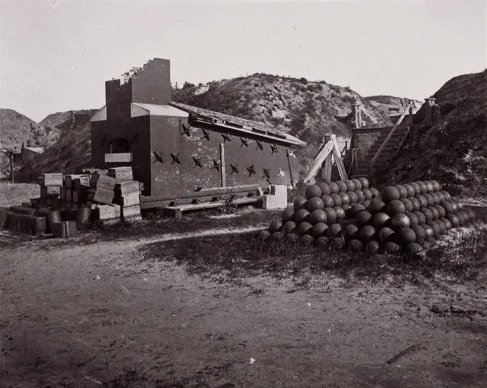 Framed Print : Cannon, 1861-65. Creator: Unknown Framed Print : Cannon, 1861-65. Creator: Unknown