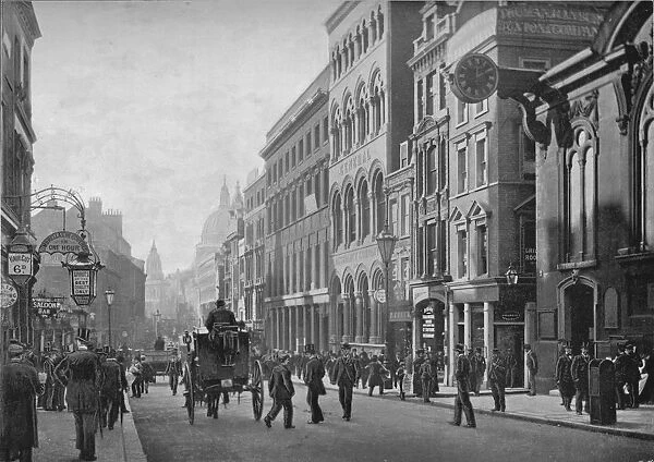 Cannon Street, looking west, City of London, c1910 (1911)