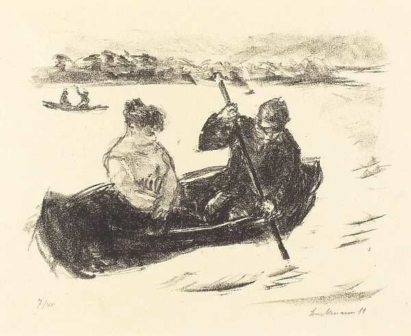 Canoeing, 1919. Creator: Max Liebermann