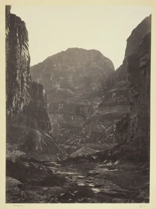 Framed Print : Canon of Kanab Wash, Colorado River, Looking South, 1872. Creator: William H. Bell Framed Print : Canon of Kanab Wash, Colorado River, Looking South, 1872. Creator: William H. Bell