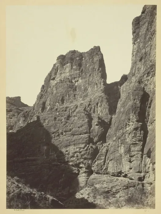 Framed Print : Canon of Kanab Wash, Colorado River, Looking South, 1872. Creator: William H. Bell Framed Print : Canon of Kanab Wash, Colorado River, Looking South, 1872. Creator: William H. Bell