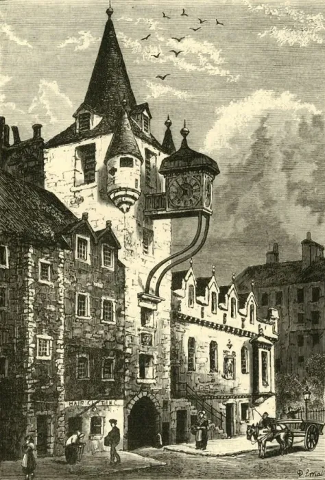Framed Print : The Canongate Tolbooth, Edinburgh, 1890. Creator: Unknown Framed Print : The Canongate Tolbooth, Edinburgh, 1890. Creator: Unknown