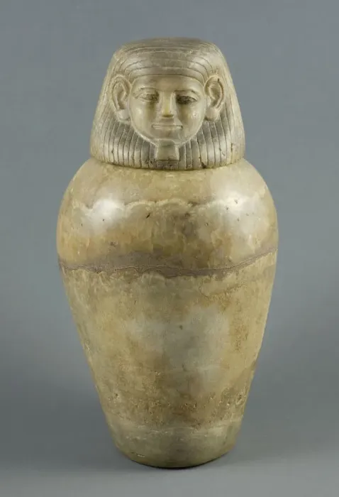 Framed Print : Canopic Jar with Human Head Lid, Egypt, Middle Kingdom, Dynasty 12 (about 1985-1773 BCE) Framed Print : Canopic Jar with Human Head Lid, Egypt, Middle Kingdom, Dynasty 12 (about 1985-1773 BCE)