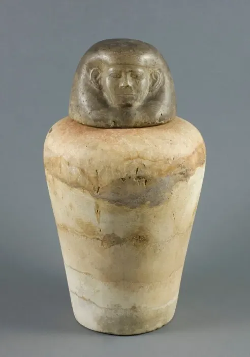 Framed Print : Canopic Jar with Human Head Lid, Egypt, Middle Kingdom, Dynasty 12 (about 1985-1773 BCE) Framed Print : Canopic Jar with Human Head Lid, Egypt, Middle Kingdom, Dynasty 12 (about 1985-1773 BCE)