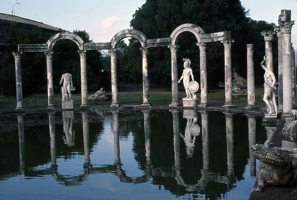 Canopus, Hadrians Villa (built 125-135), Tivoli, Italy, c20th century. Artist: CM Dixon