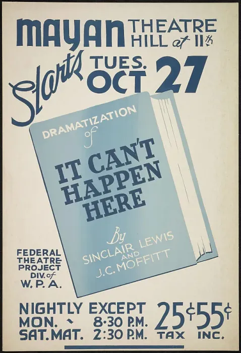 Framed Print : It Can't Happen Here, Los Angeles, 1936. Creator: Unknown Framed Print : It Can't Happen Here, Los Angeles, 1936. Creator: Unknown