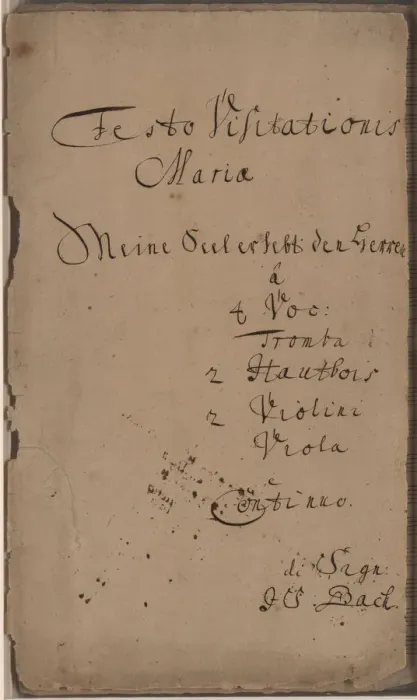 Framed Print : The Cantata Meine Seel erhebt den Herren (My soul magnifies the Lord), BWV 10, c. 1740 Framed Print : The Cantata Meine Seel erhebt den Herren (My soul magnifies the Lord), BWV 10, c. 1740
