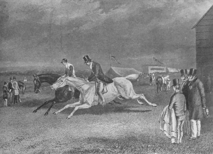 Framed Print : The Canter Up, 19th century, (1911) Framed Print : The Canter Up, 19th century, (1911)