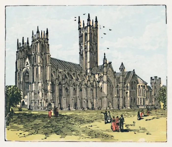 Framed Print : Canterbury, c1910 Framed Print : Canterbury, c1910
