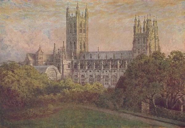 Canterbury Cathedral, 1910. Artist: William Biscombe Gardner