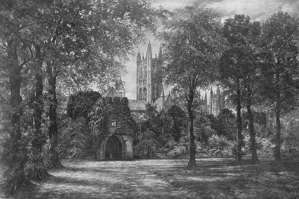 Canterbury Cathedral, c1910, (1912). Artist: Camille Fonce