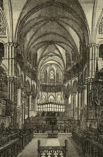 Canterbury Cathedral - The Choir, 1898. Creator: Unknown