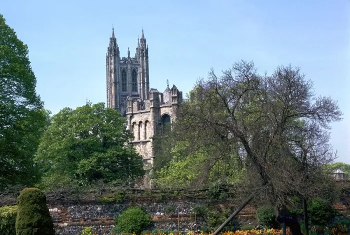 Framed Print : Canterbury Cathedral from the east, 6th century